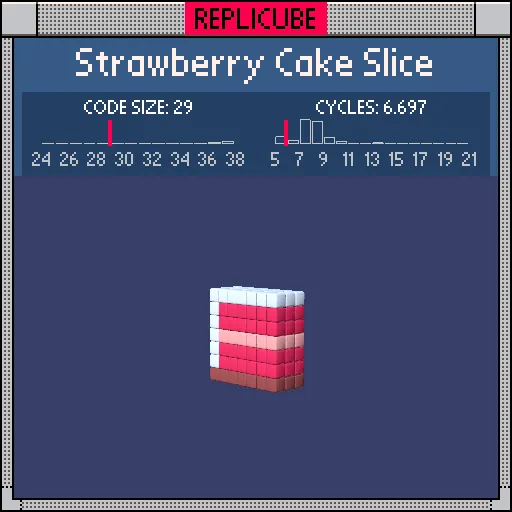 Strawberry Cake Slice