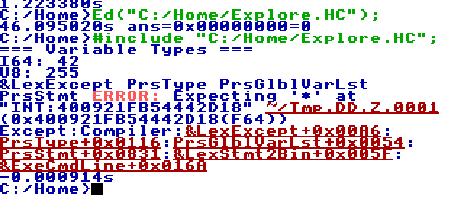 F64 kills the parser